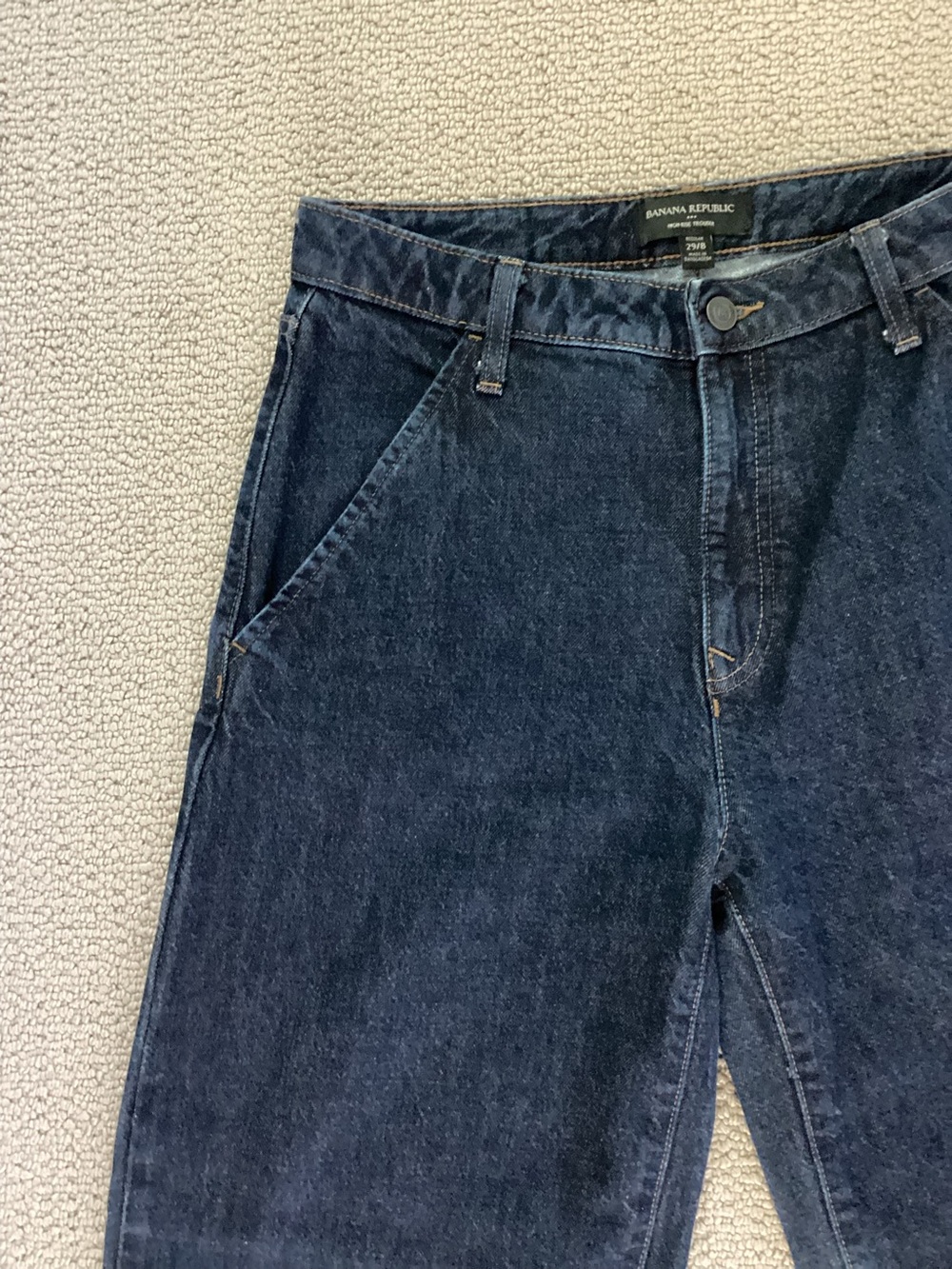 Banana Republic Trouser Style Wide Leg Denim Jean
